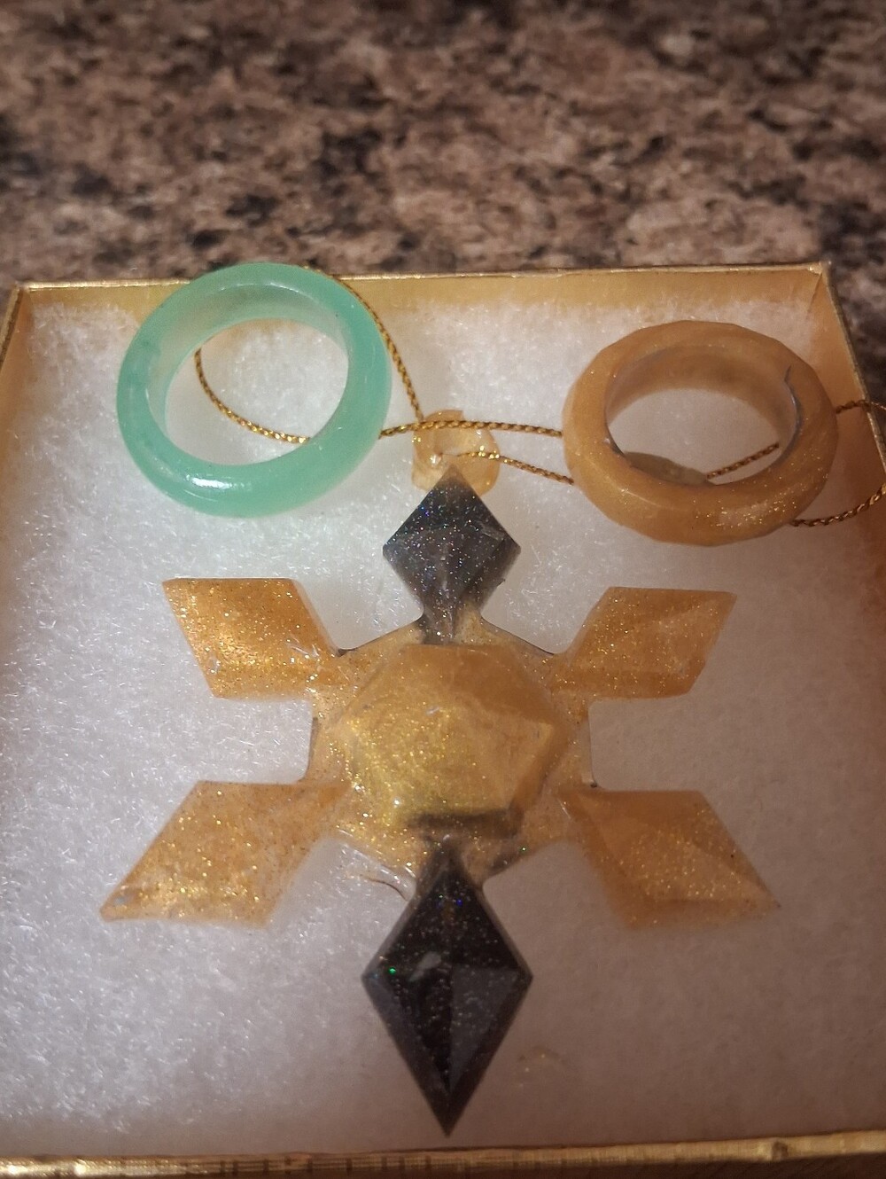 Handmade Snowflake Gift Set - / Stocking Stuffer - Picture 3 of 3